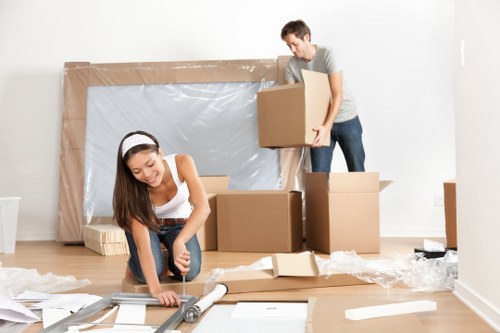 Local movers assisting a Shepherds Bush home removal