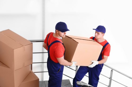 Local removal team working on a residential move in Shepherds Bush