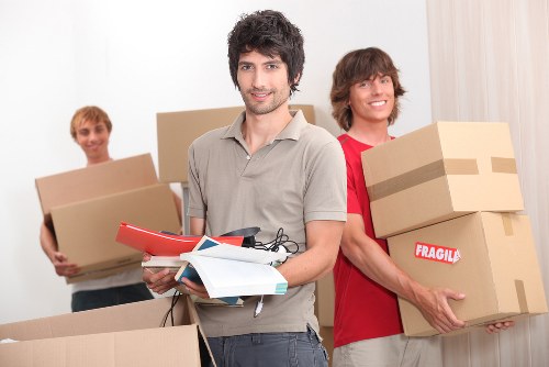 Removal team loading household items for a Shepherds Bush move