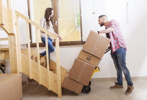Commercial relocation service working in a Shepherds Bush office building