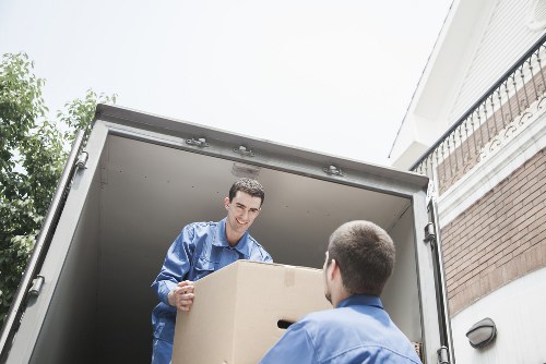 Local removals van near Shepherds Bush streets